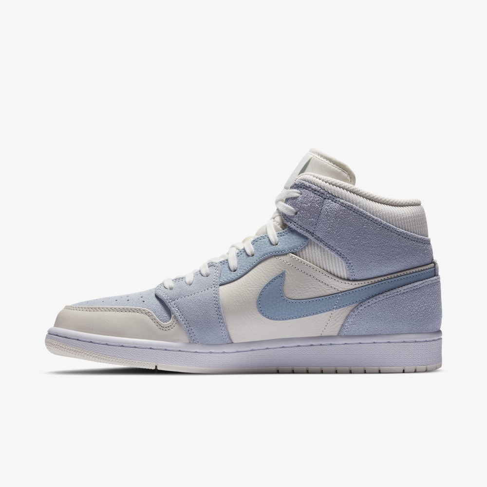 Air Jordan 1 Mid SE Mix Materials Bone/Blue | DA4666-100 | Grailify